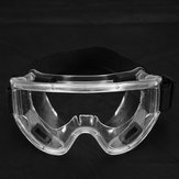 Gafas protectoras de lentes para PC a prueba de viento y salpicaduras con válvula de respiración